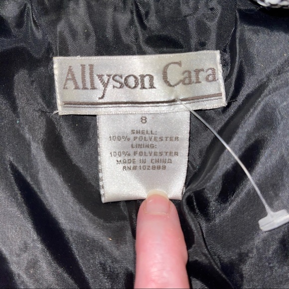 Allyson Cara business suit jacket well made lined worn only few times like new 8 - Picture 5 of 6